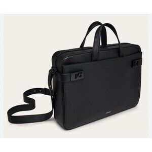 Ferragamo Business bag with Gancini Buckles Briefcase with Shoulder Strap